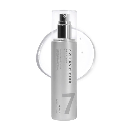 7 vasetti da serbatoio Vergan 150 ml BOOSTER SÉRUM CON 7 PÉPTIDI 150ML – Siero Potenziatore, Effetto Glass Skin Istantaneo, Raffinamento dei Pori, Idratazione Duratura, Skincare Vegano Coreano
