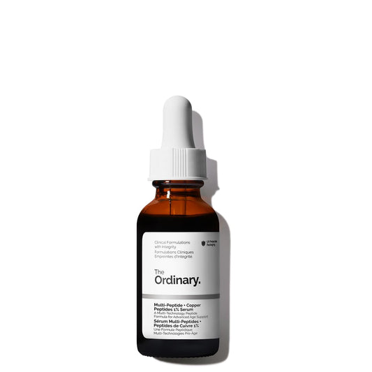 The Ordinary Multi-Peptide + Copper Peptides 1% Serum 30ml, Siero anti-età per linee sottili ed elasticità della pelle