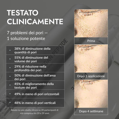 7 vasetti da serbatoio Vergan 150 ml BOOSTER SÉRUM CON 7 PÉPTIDI 150ML – Siero Potenziatore, Effetto Glass Skin Istantaneo, Raffinamento dei Pori, Idratazione Duratura, Skincare Vegano Coreano